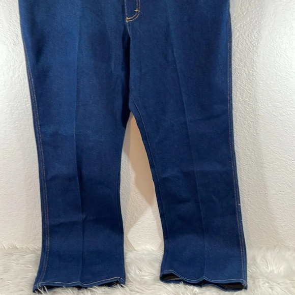 LEE VINTAGE COMFORT STRETCH BLUE JEANS 46x32 MADE IN USA NEW - Picture 3 of 11